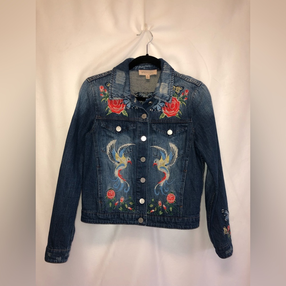 Denim/jean jacket from Philosophy, size Medium